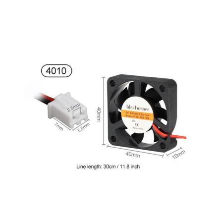 Chladící ventilátor 4010  5V / 12V / 24V