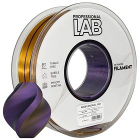 Professional Lab  Silk Tricolor Black/Gold/Purple 1,75mm 1kg Professional Lab  Silk Tricolor Black/Gold/Purple 1,75mm 1kg