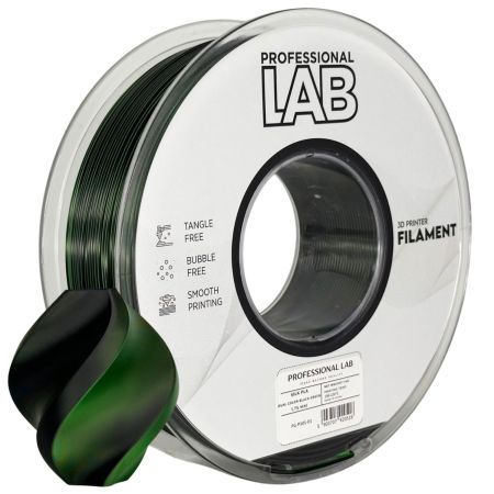 Professional Lab  Silk Dualcolor Black/Green 1,75mm 1kg