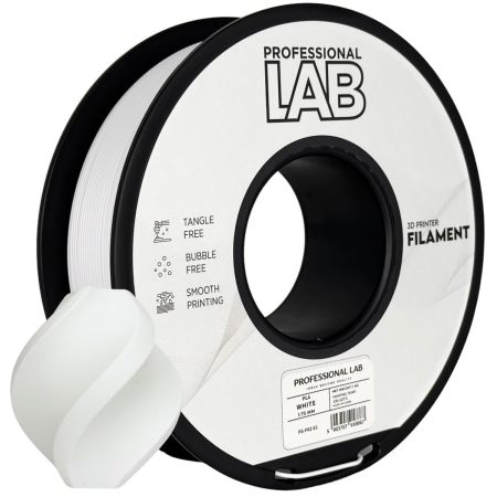 Professional Lab PLA White 1.75mm 1kg
