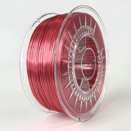 Devil Design PLA SILK Red filament | 3Dplastik.cz