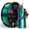 
Vícebarevný Silk PLA filament s hladkým hedvábným leskem. Perfektní pro dekorace, hračky, šperky a estetické výtisky. Snadné použití i pro začátečníky.

✅ Trojbarevný efekt – Červená / Modrá / Zelená s plynulými přechody
✅ Lesklý povrch – hedvábný vzhled bez post-processingu
✅ Snadný tisk – nízké riziko deformací
✅ Přesný průměr 1.75 mm s tolerancí ±0.03 mm
✅ Ekologická papírová cívka

? Pro kreativní a barevné projekty – ERYONE Silk PLA Tricolor.
