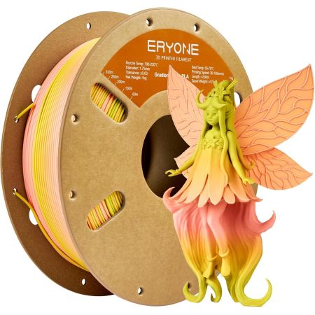Eryone PLA Matte Financier Rainbow filament