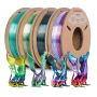 Barevný. Kreativní. Jedinečný.Eryone Rainbow Combination SILK je sada vícebarevných filamentů navržená pro originální 3D výtisky s plynulými barevnými přechody. Umožňuje vytvářet vizuálně atraktivní modely bez nutnosti výměny filamentu během tisku.

Vícebarevný efekt – plynulé přechody barev během tisku
4× 250 g balení – ideální pro testování a kreativní projekty
Snadný tisk – chování podobné klasickému PLA
Výrazný vzhled – každý výtisk je originál
Široké využití – dekorace, figurky i designové modely

Eryone Rainbow Combination SILK – ideální volba pro barevné a kreativní 3D výtisky s unikátním vzhledem.