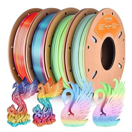 Eryone Silk Rainbow PLA 4×250 g sada