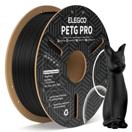 Elegoo PETG PRO Black 1,75 mm 1 kg filament