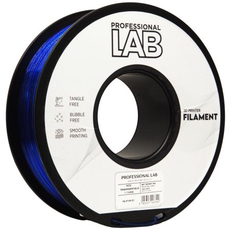 Professional Lab PETG Transparent Blue 1kg | Filament